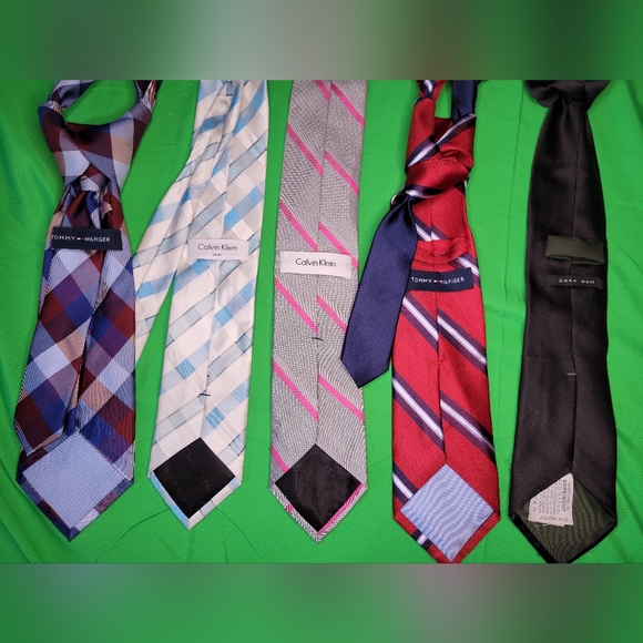 Lot of 5 men's ties - Picture 1 of 7